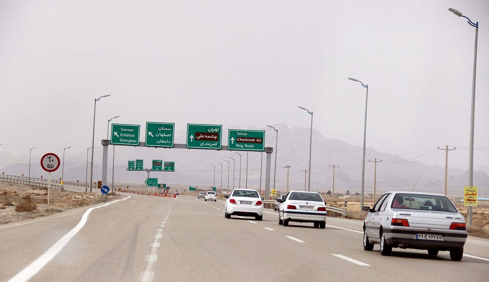 مسیر باربری تهران به مشهد